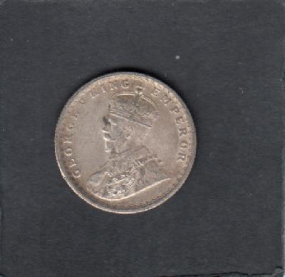 Beschrijving: 1/2 Rupee  GEORGIUS V